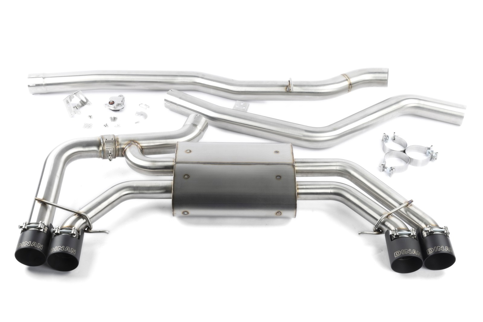 D660-0099-BLK Dinan Valved Cat-Back Exhaust - 2018-2025 BMW X3 M40i / X4 M40i