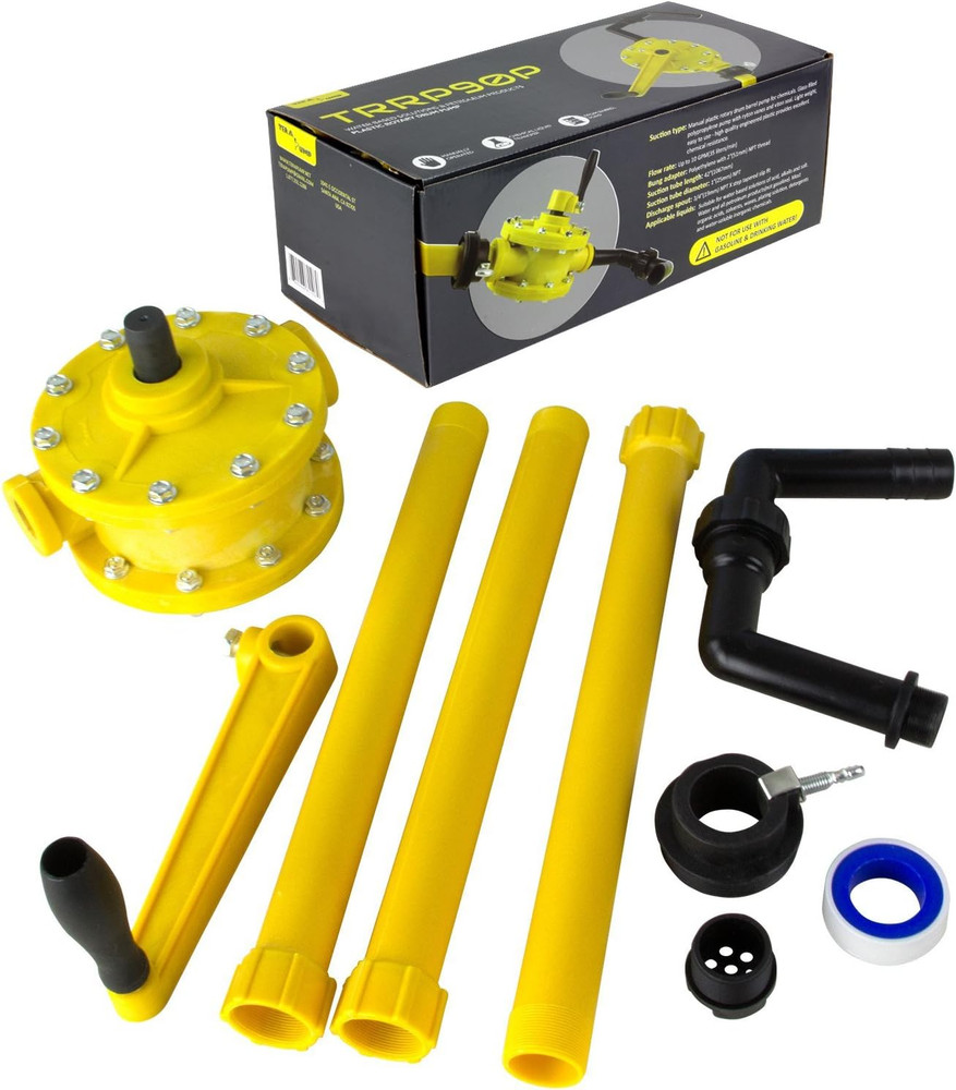 Polypropelene Plastic Rotary 55 Gallon Drum Barrel Pump for Water Based Solution