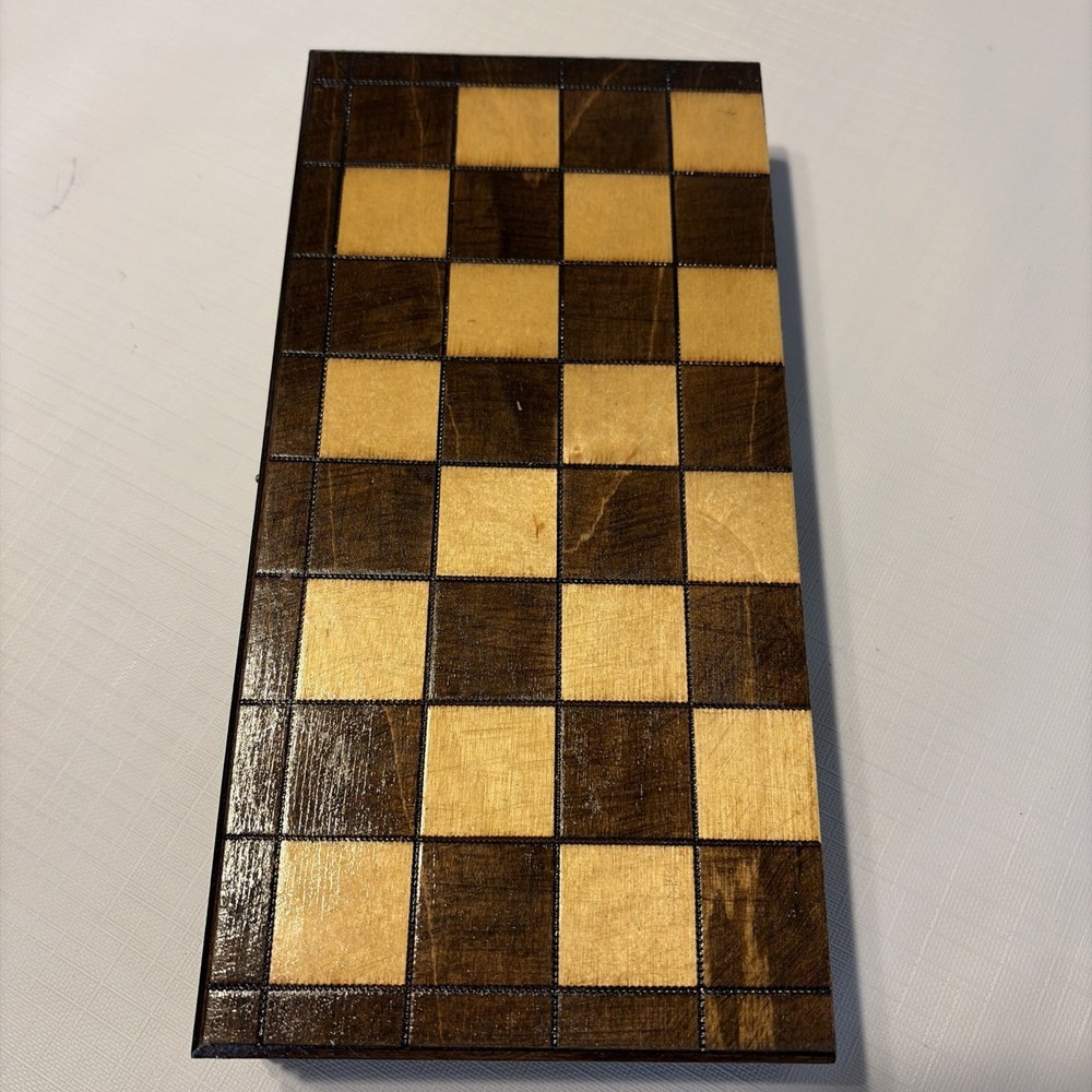 Wood Chess Set/Folding Board/32 pieces