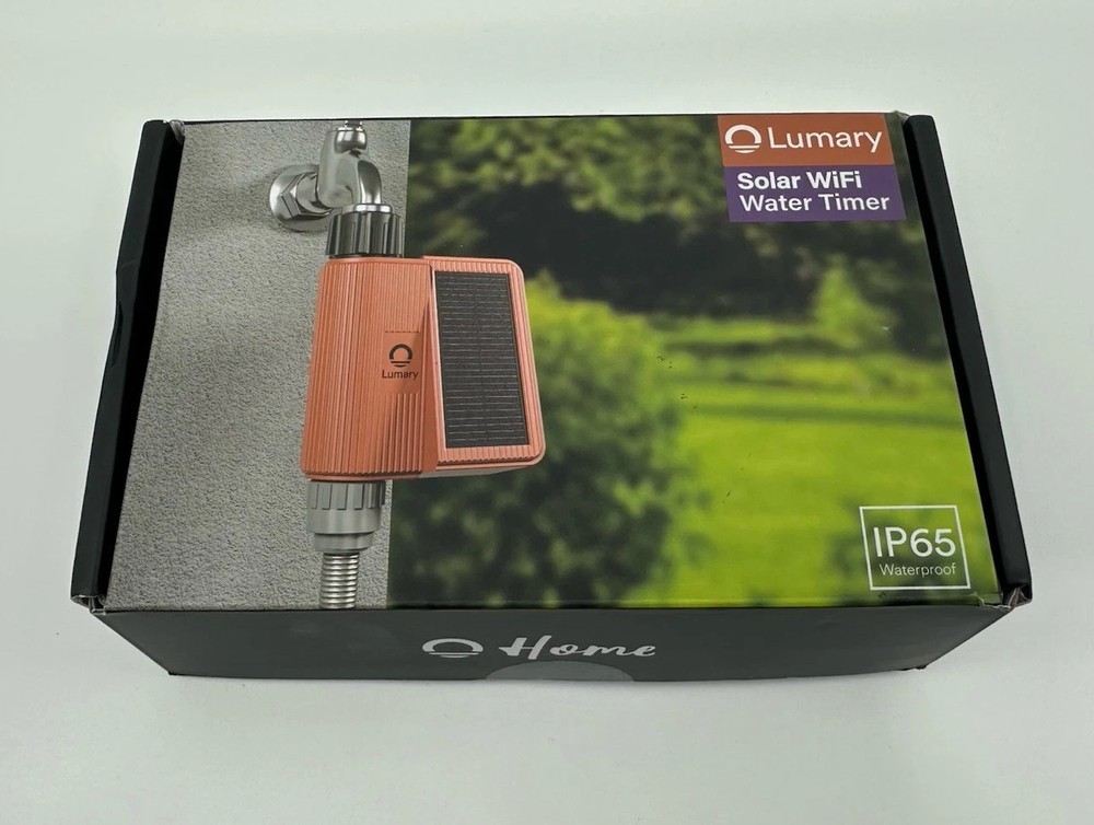 Lumary Solar WiFi Water Timer IP65 Waterproof Sealed