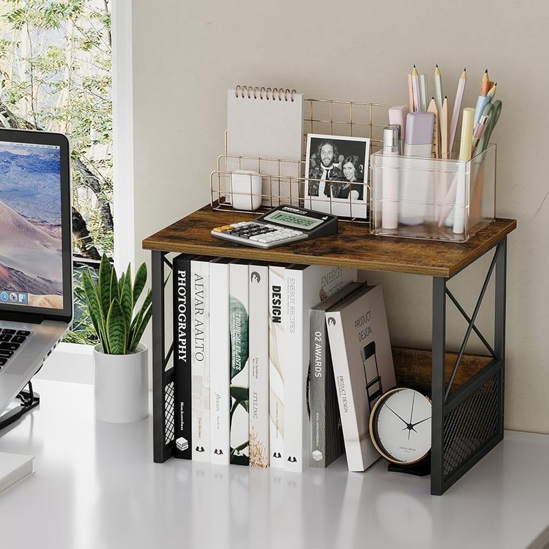 Sturdy Printer Stand Organizer Desk Multifunctional Storage Shelf Easy Assembly