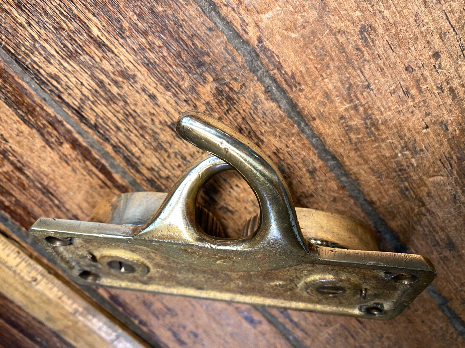 NEW OLD STOCK, VINTAGE BRONZE CAM CLEAT 5" WITH FAIRLEAD