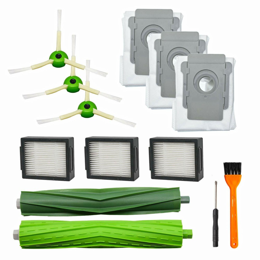 12 Pack Replacement Fits iRobot Roomba i7 i7+/i7 Plus E5 E6 Vacuum Cleaner Tool