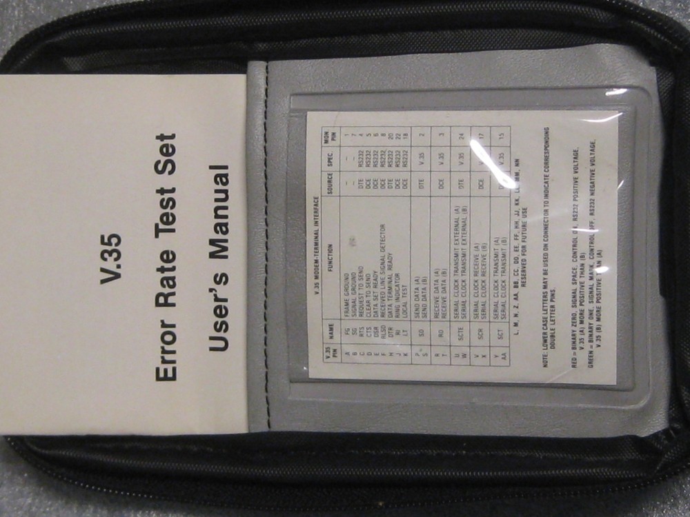 Navtel V.35 BERT Error Rate Test Set