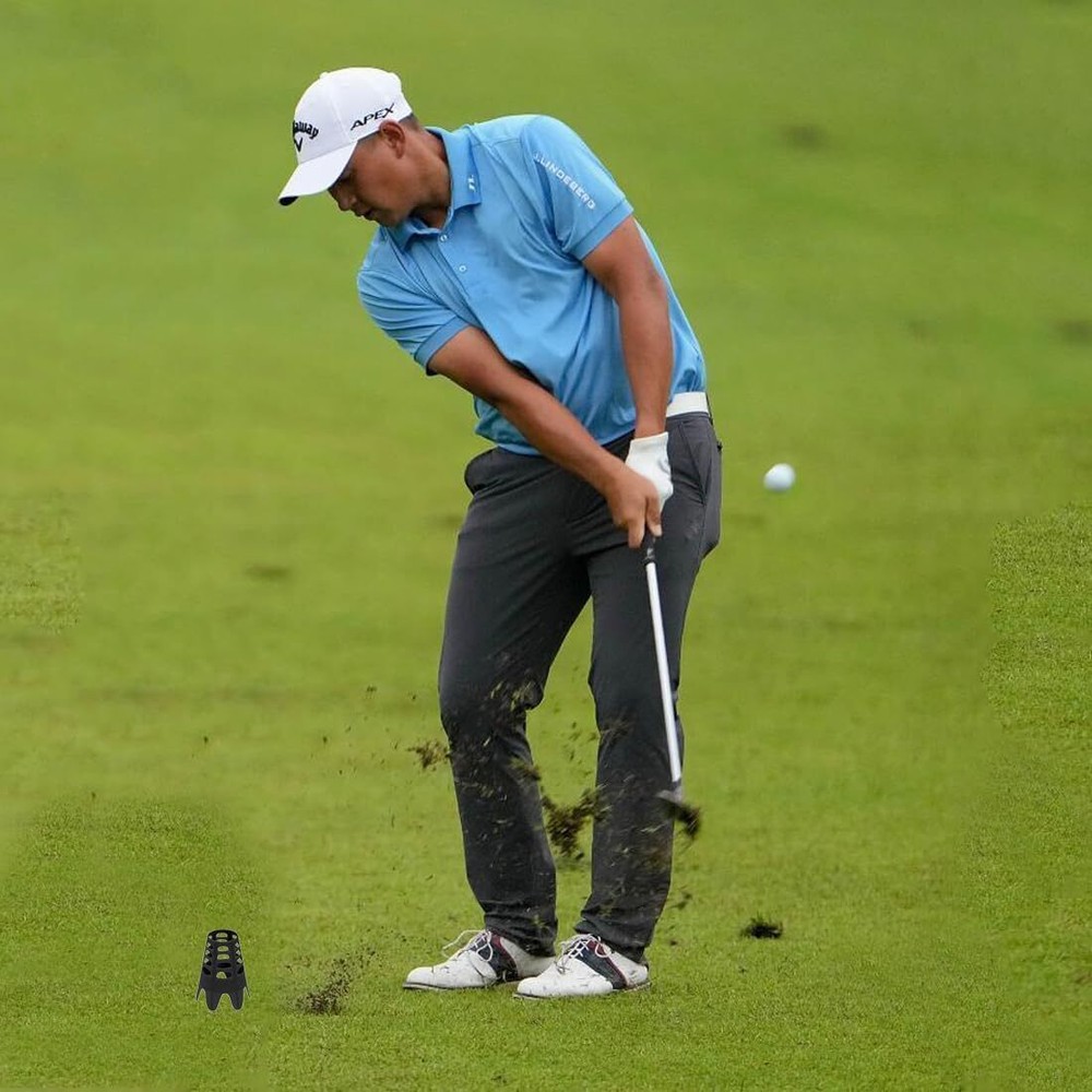 Golf Simulator Tees, Indoor Tees for Simulator, Plastic Practice Black