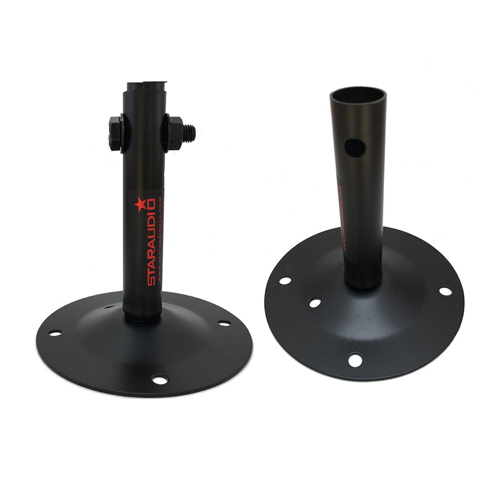 2Pcs Universal Ceiling Mount PA Speaker Brackets Safe Distance Adjustment mounts