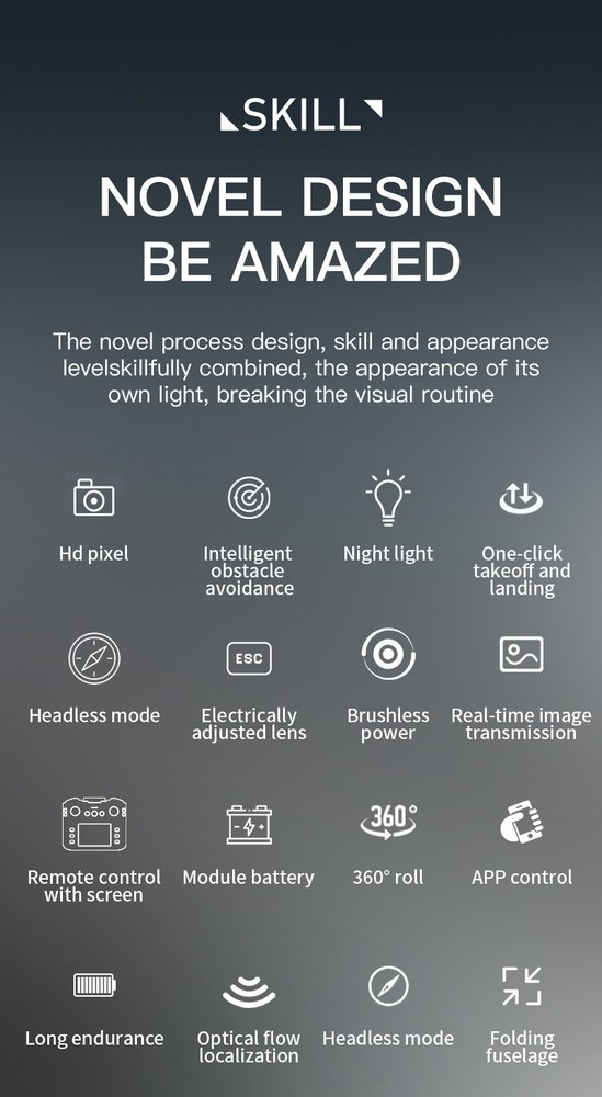 ZLL SG901 Pro Drone FPV 4K Camera 360° Obstacle Avoidance Foldable Quadcopter