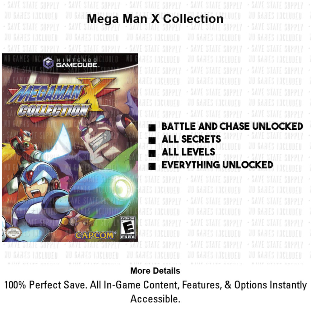 Mega Man Network Transmission X Collection Command Mission Gamecube Memory Card