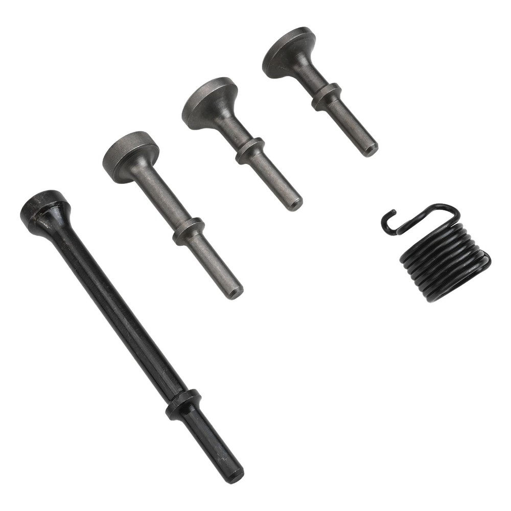 5pcs Air Hammer Tool Set Including Spring and Multiple Bits for Precision Work