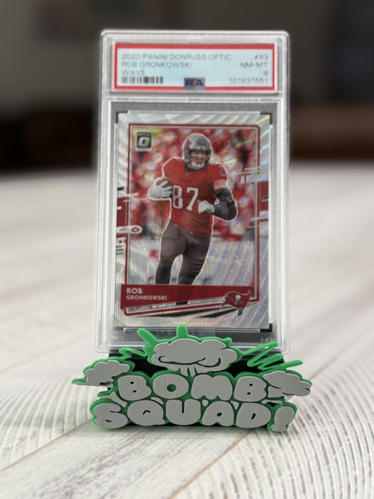 Graded Card / Slab Stand for Trading Cards (Bomb Squad)