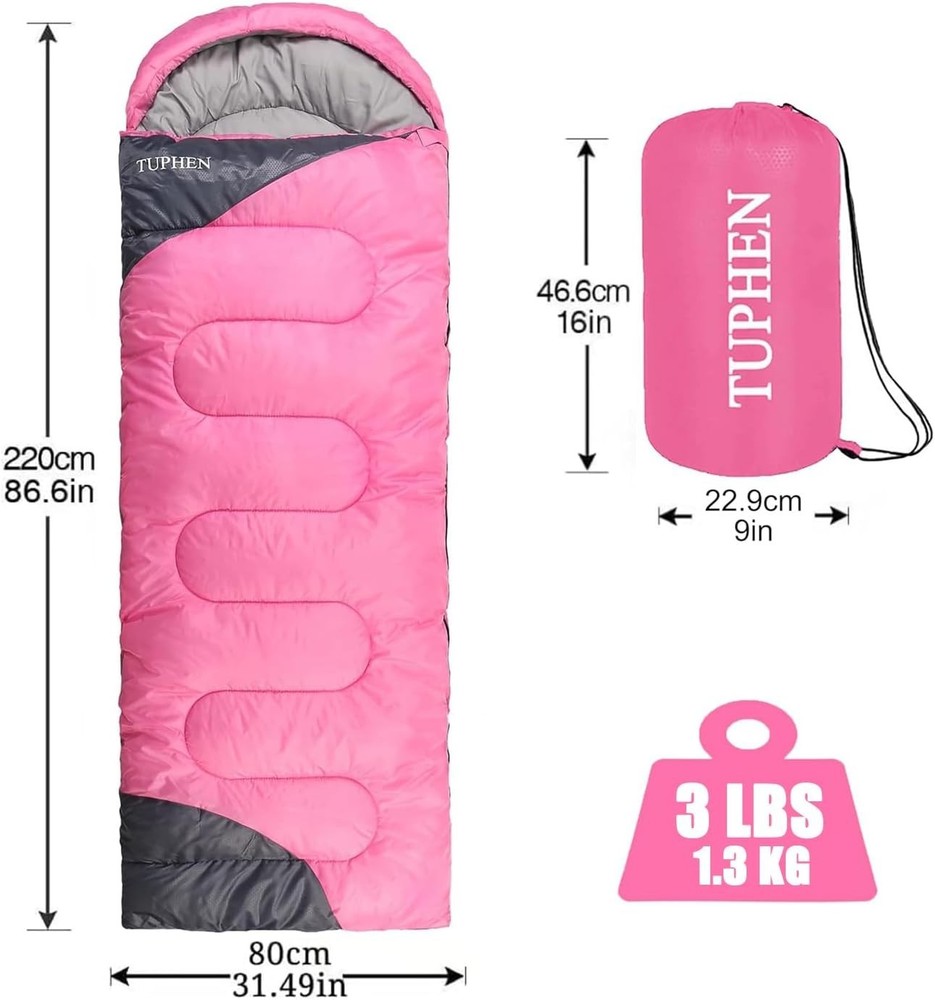 Waterproof Microfiber Sleeping Bag - Versatile for Camping, Hiking & Indoor Use