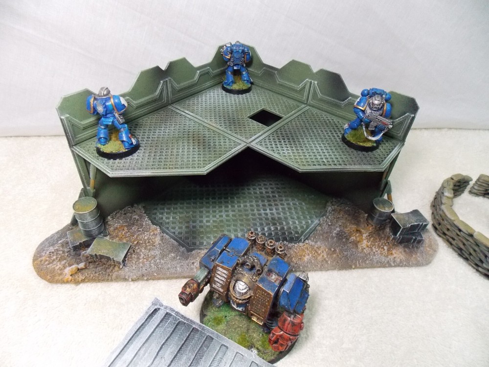 WARGAMING TERRAIN PAINTED BUNDLE 9 PIECE SET...ADVANCE ORDERS