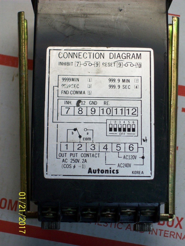 AUTONICS TYPE K2E DIGITAL TIMER - FREE SHIPPING