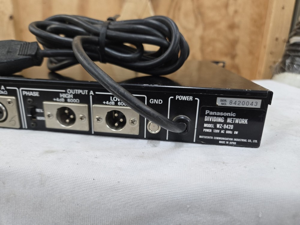 Ramsa WZ-9420 Frequency Dividing Network / Crossover - Tested & Working - ONE