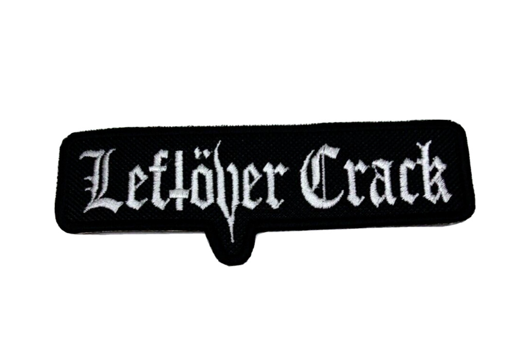 Leftover Crack Embroidered Patch High-quality Choking Victim Restarts Punk Patch