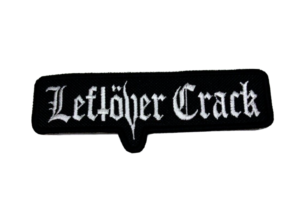Leftover Crack Embroidered Patch High-quality Choking Victim Restarts Punk Patch