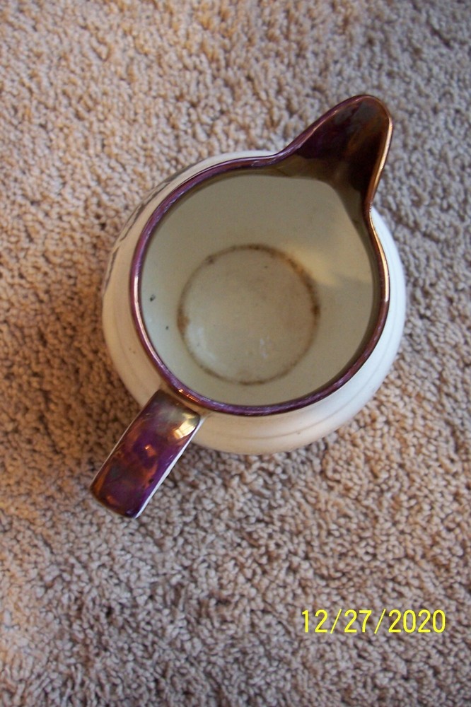 Gray's Pottery Pitcher - "The Old Mill"