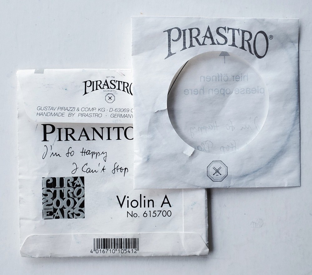 Pirastro Piranito Violin A2 String - NEW