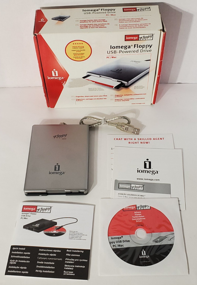 Iomega Floppy - External USB Powered Drive - PC & Mac