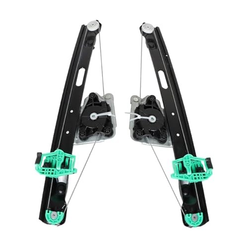 2PCS Power Window Regulator Rear Row Left and Right Without Motor Replacement