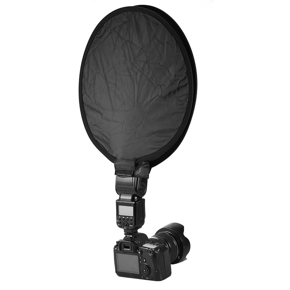 Mini Portable Round Beauty Dish Flash Diffuser Softbox (40cm)