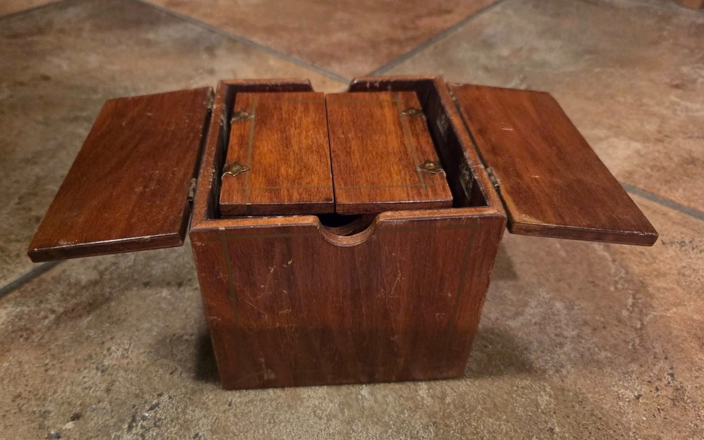 2 Wood Nesting Boxes Magic Mentalism Tricks