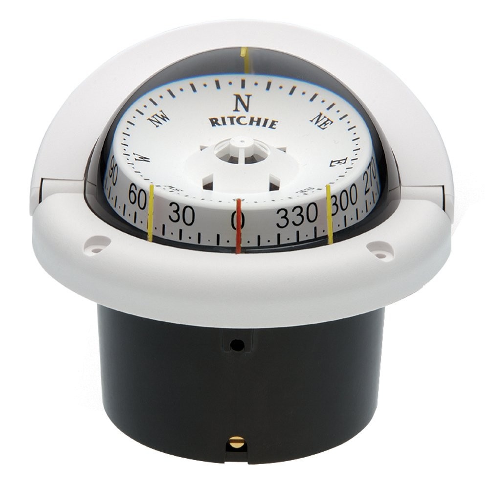 Ritchie Navigation 3925019 Helmsman Compass Flush Mount White