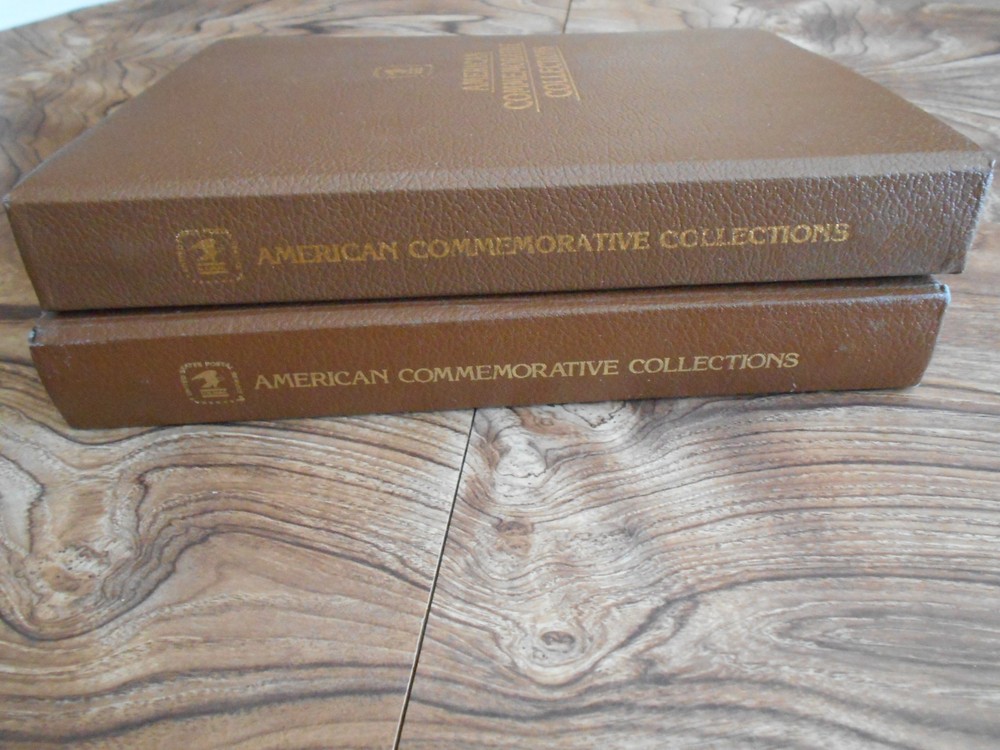 2 USPS 23 Ring American Commemorative Collections Albums No Pages Used