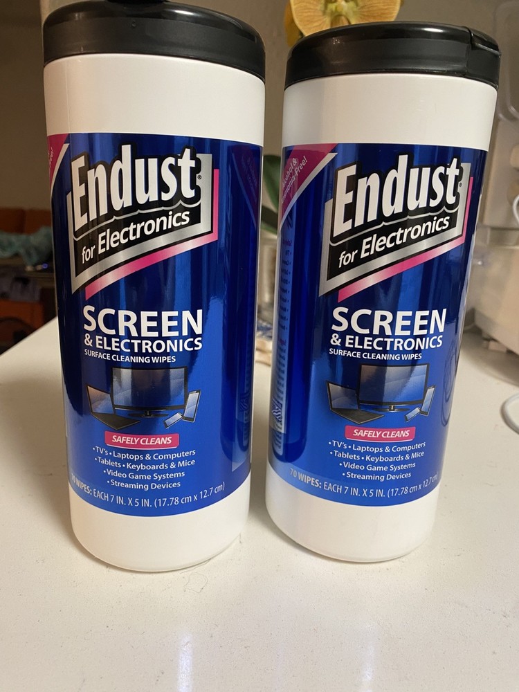 Endust For Electronics; Cleaning Wipes for Screens & Electronics Surfaces 2 pks