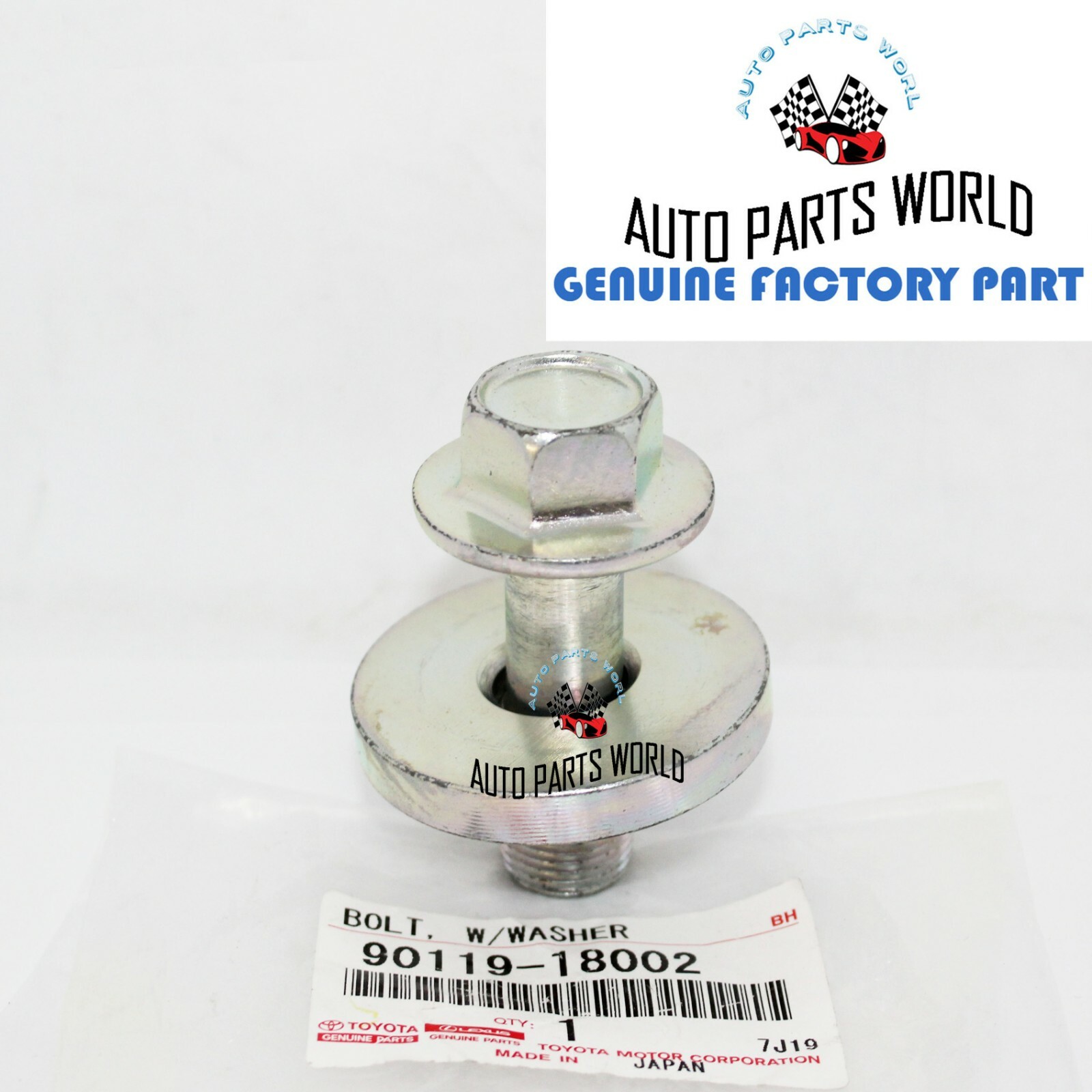 GENUINE TOYOTA SUPRA GS SC HARMONIC BALANCER CRANKSHAFT PULLEY BOLT 90119-18002