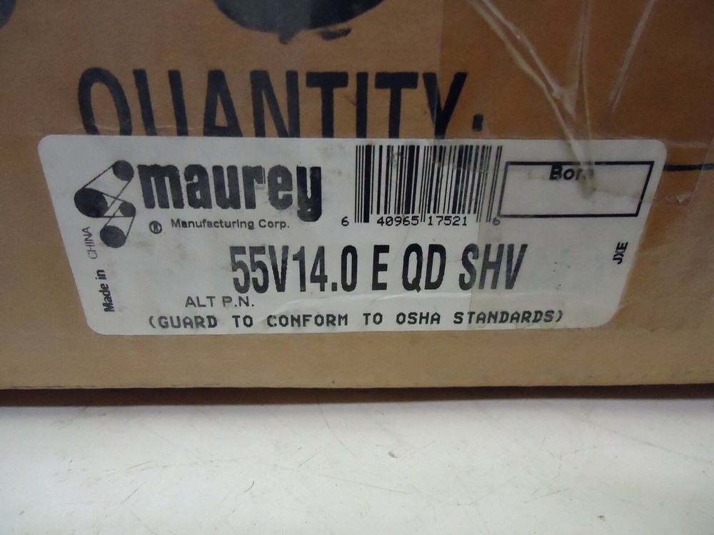 MAUREY 55V14.0 E QD SHEAVE "NEW"