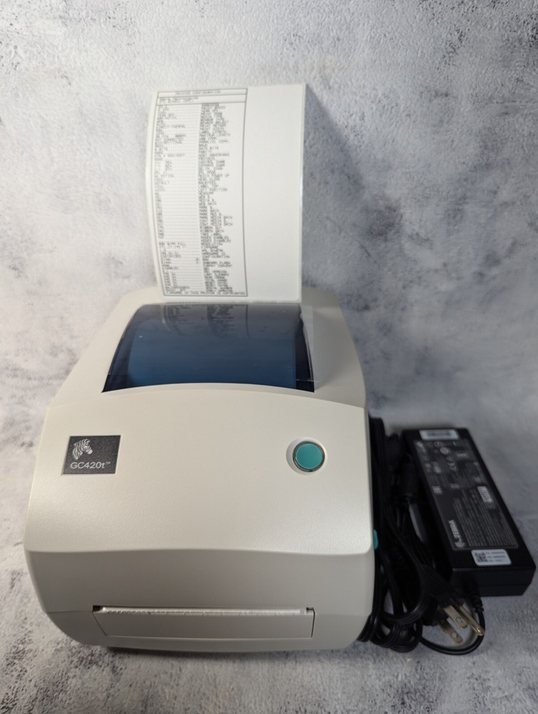 ZEBRA GC420T Dt/Tt BARCODE PRINTER With Power Cord Only