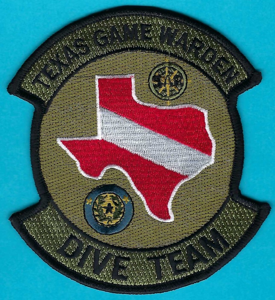 TEXAS GAME WARDEN DIVE TEAM PATCH