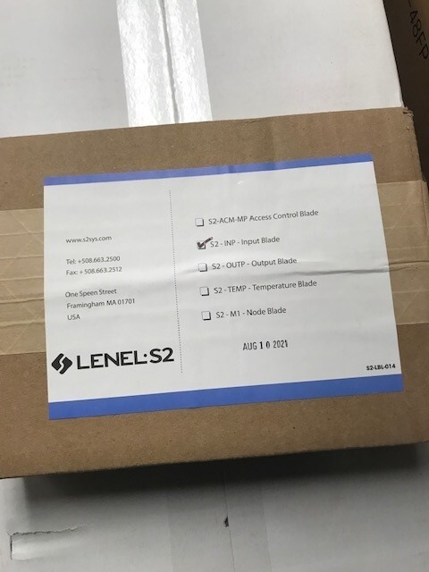 Lenel S2 Input Blade Access Control