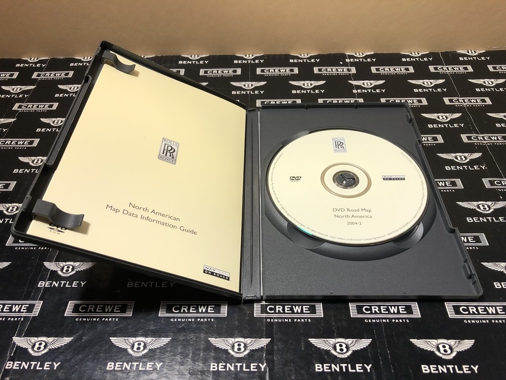 2004-2007 Rolls Royce Phantom Navigation DVD Map U.S Canada DVD Road Map