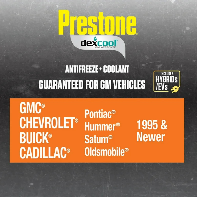 Prestone Dex-Cool Anitfreeze/Coolant Concentrate, 1gal
