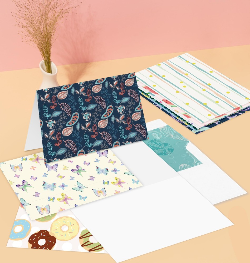 Blank Greeting Cards for All Occasions Boxed set with Envelopes 24 Pack