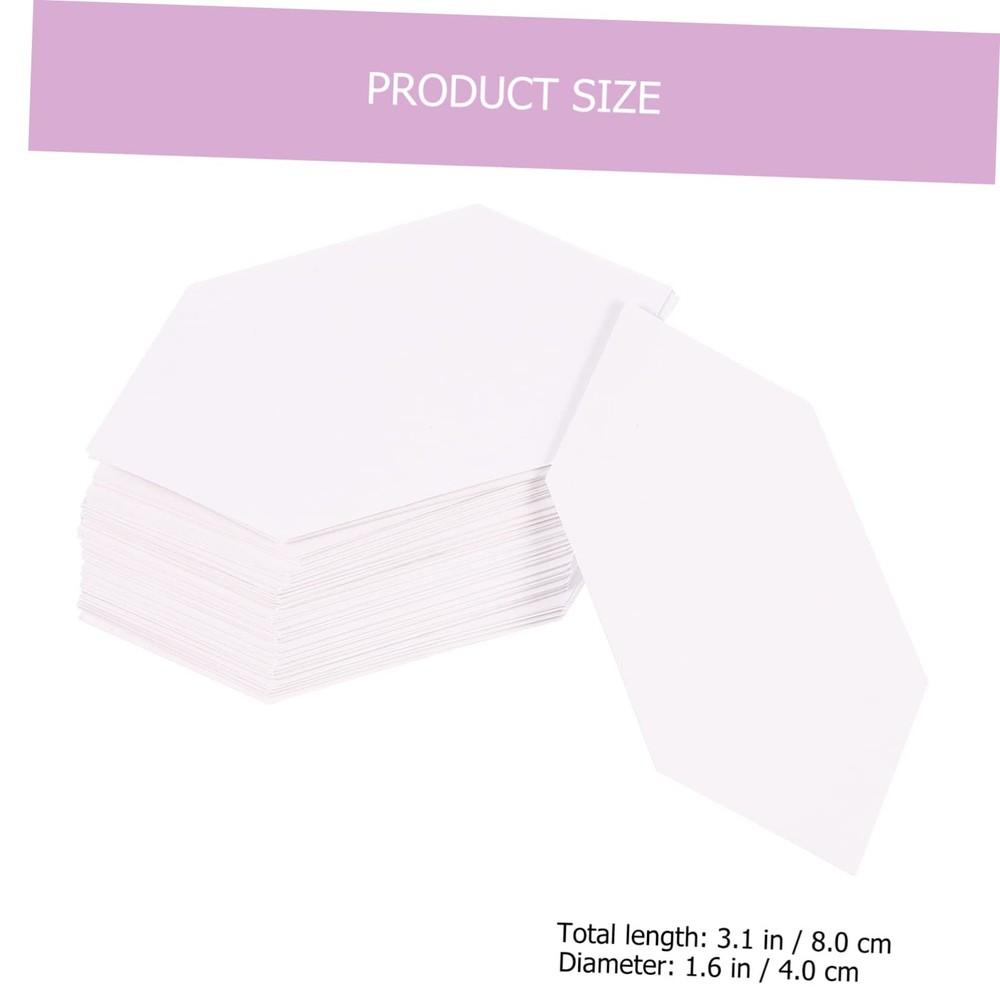 200 PCS Hexagon Paper Piecing Templates, Quilting Stencils, Patchwork, Crafts