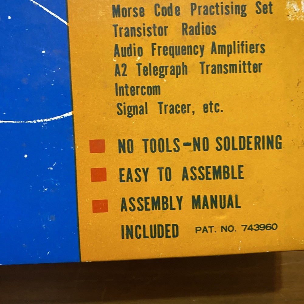 VTG Midland Eductional Electronic Kit Model80-102B Morse Code A2 Telegraph Japan
