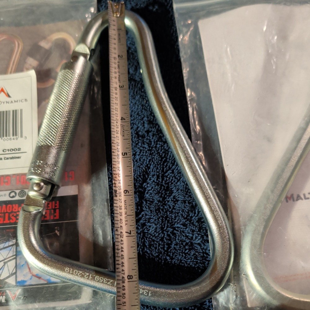 Tower Hook Steel Locking Carabiner 2