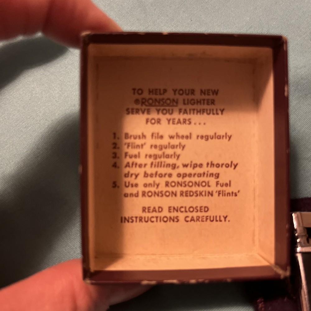 Ronson Vintage Cigarette Lighter