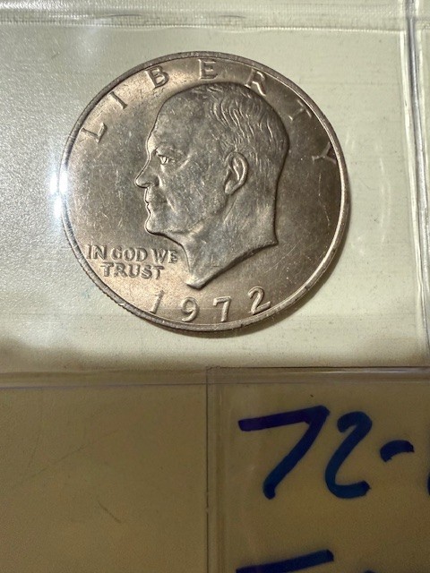 Clad 1972 Ike $ set