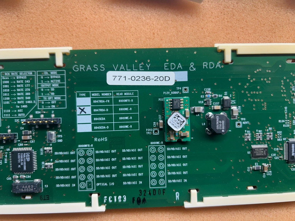 Grass Valley 8947RDA-D p/n 771-0236-20D