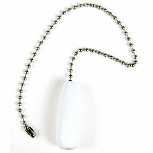 Teardrop White Pull Chain