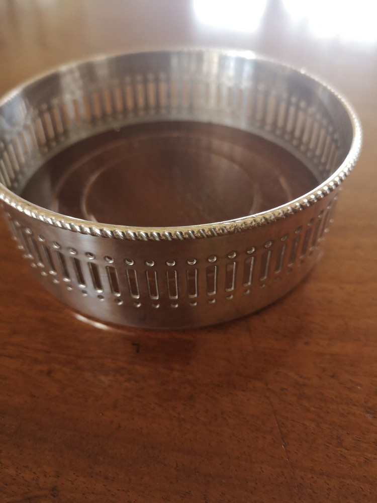 Decanter or Bottle Coaster, Silver Plate