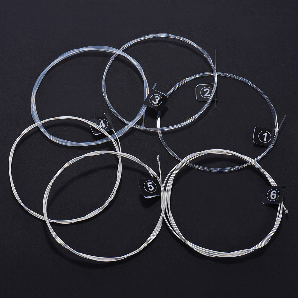 60 Pcs Strings Replacement Nylon String for Classical Guitar Music Tool E0D2