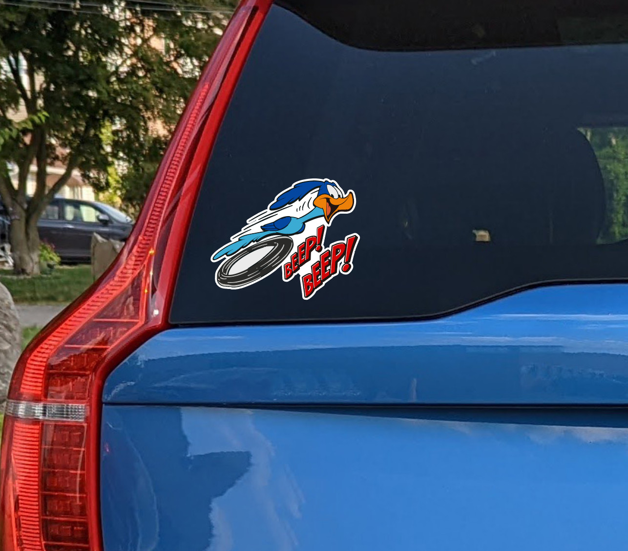 Road Runner BEEP! LOONEY TUNES DECAL STICKER TRUCK VEHICLE WINDOW CARTOON