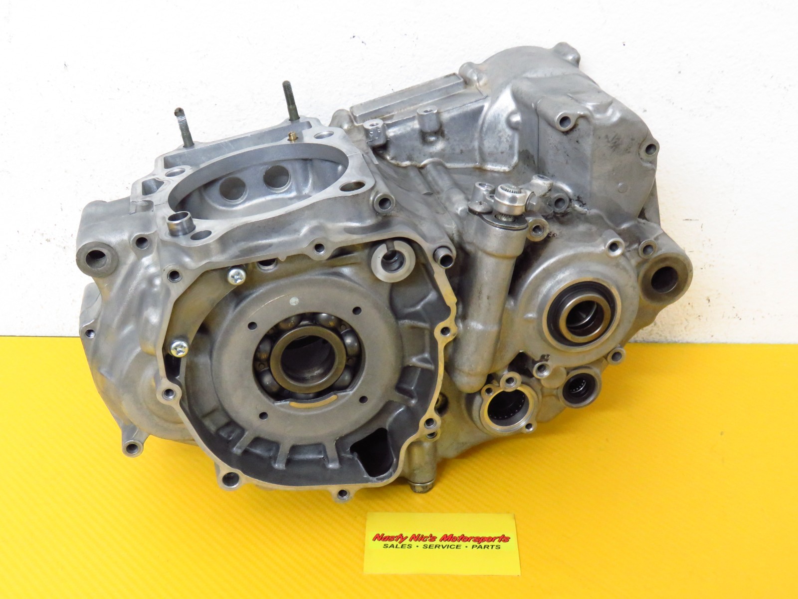 2005 Suzuki Dr-Z400s OEM CRANKCASE left right crank case cases MATCHING good