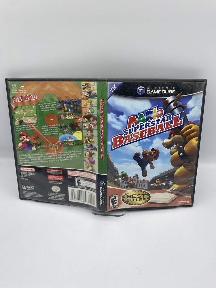 Mario Superstar Baseball Nintendo GameCube Case Only No Game