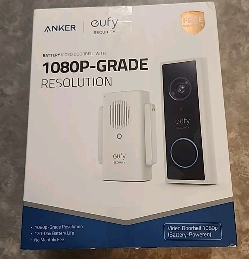 eufy Security Wireless Smart Video Doorbell 1080P Camera Intercom